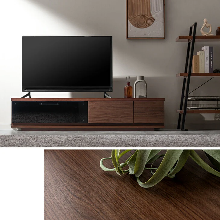 ［幅150cm］国産 完成品 テレビ台 *GOD-TG* ロータイプ 32型 ～ 60型【超大型商品】〔01070300〕 - Image 4
