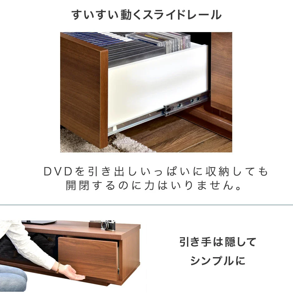 ［幅180cm］国産 完成品 テレビ台 *GOD-TG* ロータイプ 32型 ～ 65型 【超大型商品】 〔01070306〕 - Image 12