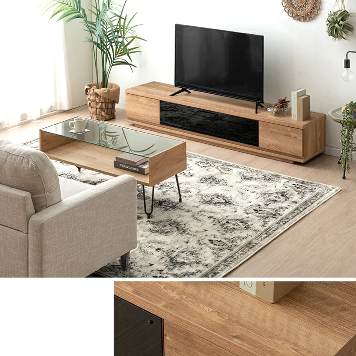 ［幅180cm］国産 完成品 テレビ台 *GOD-TG* ロータイプ 32型 ～ 65型 【超大型商品】 〔01070306〕 - Image 5