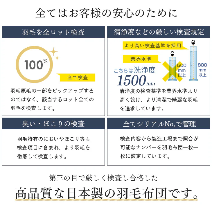 ［シングルロング・2枚組］においの少ないグースダウン 洗える ダウンケット 日本製 ホワイトグースダウン 93％ 0.3kg 肌掛け布団 夏 夏用 布団〔10106464〕 - Image 12
