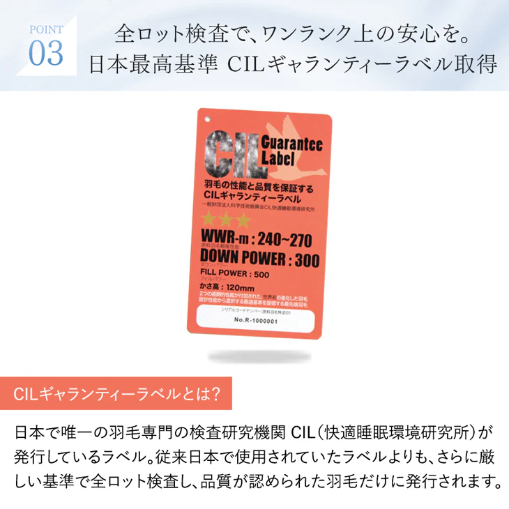 [ダブルロング] 洗える 肌掛け布団 羽毛 日本製 ダックダウン85％ 30マス立体キルト ダウンケット 夏 夏用 布団〔10119212〕 - Image 10