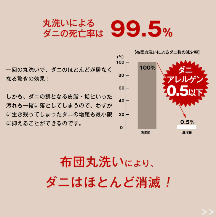［シングル］洗える三層敷布団 日本製 完全分割式 テイジン ウォシュロン (R) 〔10419012〕 - Image 8