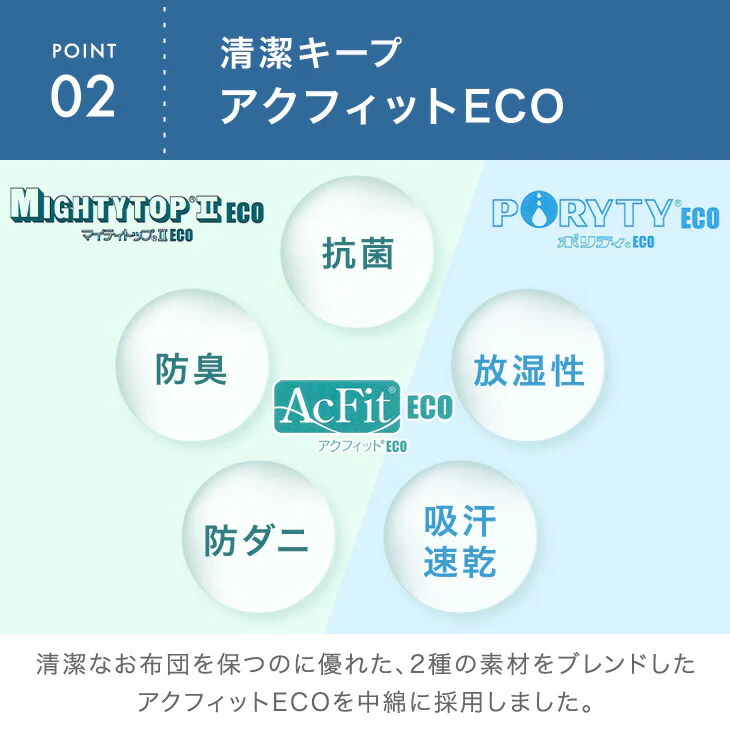 ［シングル］腰想い。3ゾーン構造 敷布団 日本製 綿100% 固綿 防ダニ 抗菌 防臭吸汗 速乾〔11156756〕 - Image 11