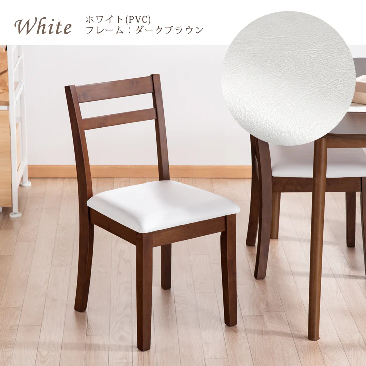 ［4脚セット］木製 ダイニングチェア ファブリック生地 木製 シームレスデザイン 簡単組立〔11719167〕 - Image 8