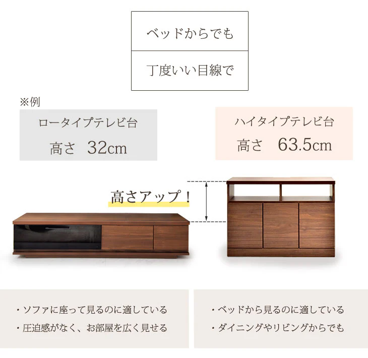 ［幅90］国産 完成品 テレビ台 ハイタイプ テレビボード 収納 北欧 木製【超大型商品】 〔17010054〕 - Image 6