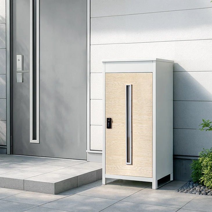 LIVBOX ーリブボックスー 宅配ボックス 押し込み式 複数投函OK 大容量 137L ゼロリターン ダイヤル式 鍵付き〔17600225〕 - Image 26