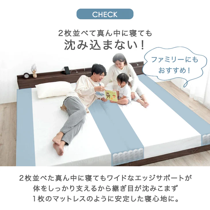 ［セミダブル］トリプルエッジサポート ポケットコイルマットレス 厚み22cm 線径2.3mm エコテックス生地 シックハウス対策 3Dメッシュ〔17800007〕 - Image 6