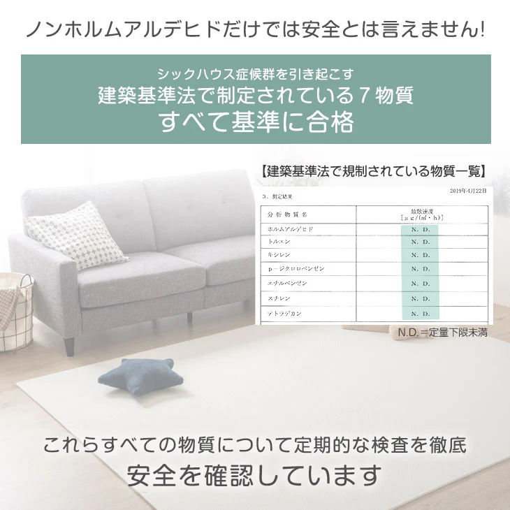 ≪130万set突破≫［6畳］ジョイントマット 32枚 大判59cm 1級防音 抗菌 防臭 7物質検査 床暖房対応 おしゃれ プレイマット〔18700001〕 - Image 11