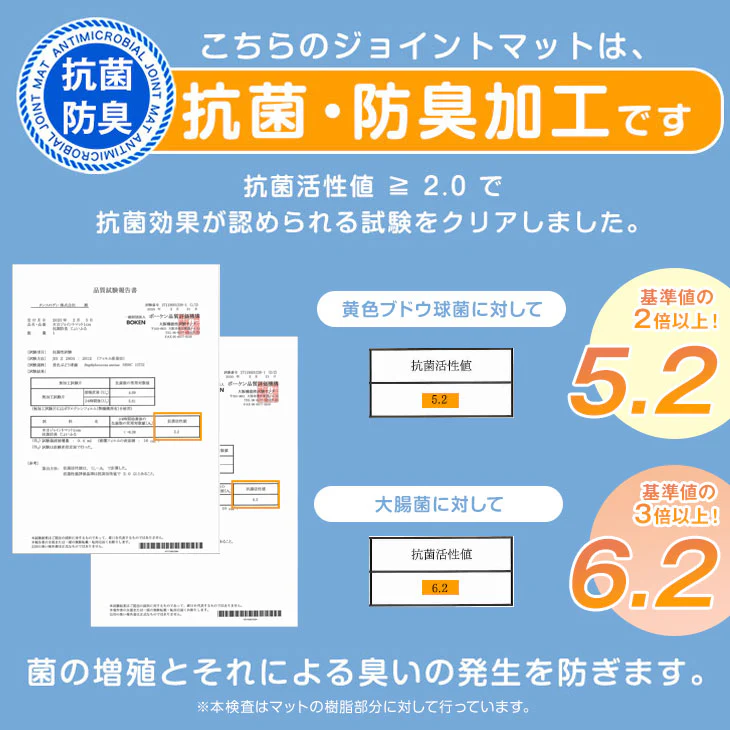 6畳 コルクマット 48枚 大判45cm サイドパーツ付 防音 抗菌 防臭 床暖房対応〔18700022〕 - Image 21