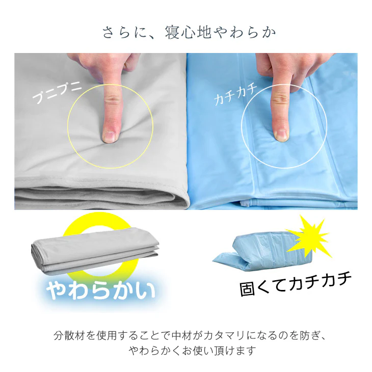 洗えるひんやり枕パッド 冷感マット 56×31cm 瞬間冷却 Q-max値0.59 抗菌 防カビ 超低ホル 塩 冷却 クールマット 〔19000001〕 - Image 13