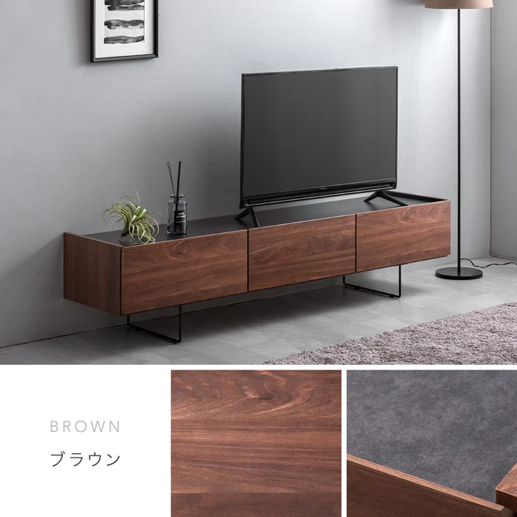 ［幅180cm］テレビ台 ローボード 完成品 国産 収納 木目調 脚付き 大川家具【超大型商品】〔24900079〕 - Image 17