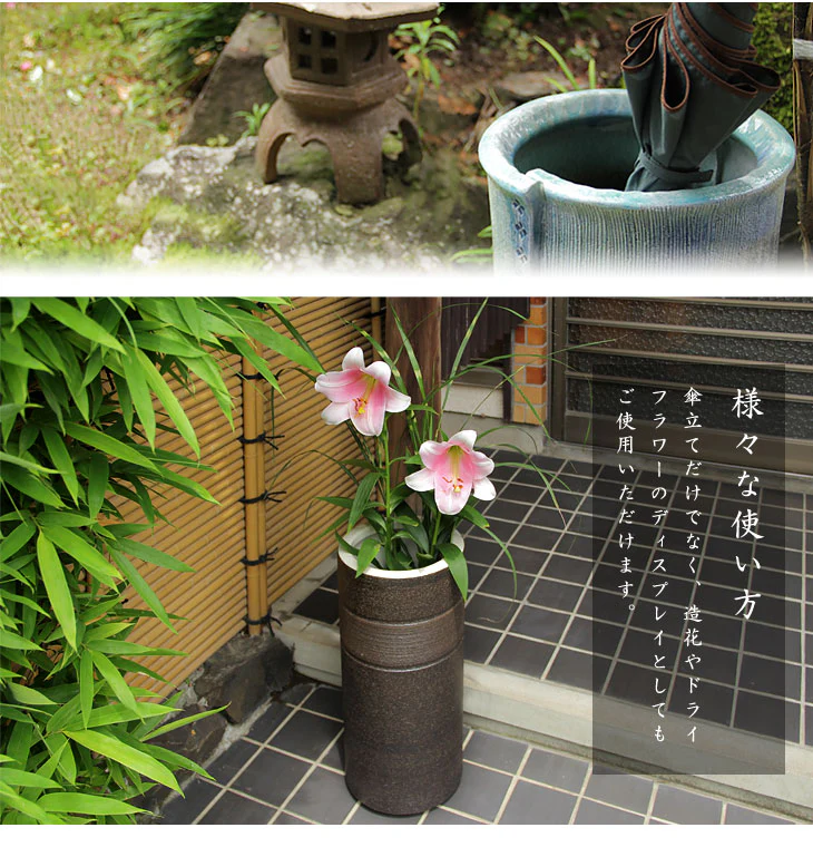 傘立て 日本製 手作り 陶器製 信楽焼き〔25700001〕 - Image 7