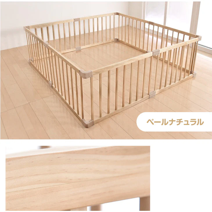 ［幅160cm］ベビーサークル ワイドタイプ 8枚セット 天然木 木製 ベビーフェンス〔30600001〕 - Image 16