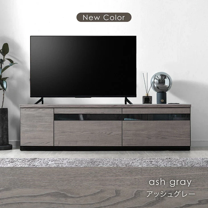 ［幅150cm］テレビ台 完成品 国産 コンセント付 引出し収納 大川家具 木製 テレビボード〔33010076〕 - Image 18
