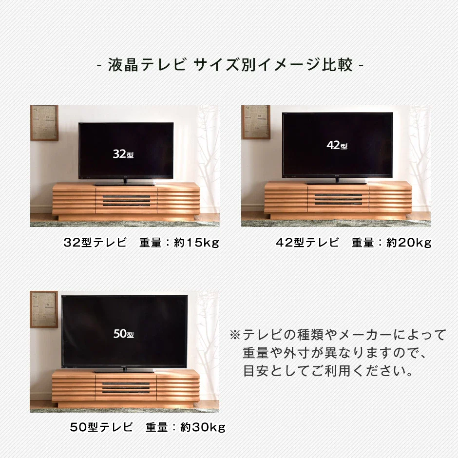 幅120cm アルダー無垢 国産 完成品 テレビ台 ロータイプ *ダリア-TG* 〔38700007〕 - Image 16