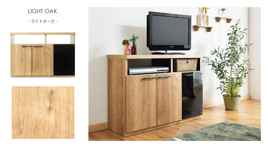 ［幅90cm］ ハイタイプ 国産 完成品 テレビ台 *GOD-TG*【超大型商品】〔38700013〕 - Image 4