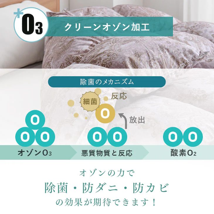 【クリアランス】[ダブル] 羽毛布団 増量1.7kg マザーグースダウン95％ CILブラックラベル 立体キルト 440dp以上 かさ高180mm以上  超長綿60サテン 日本製〔39100020〕 - Image 16