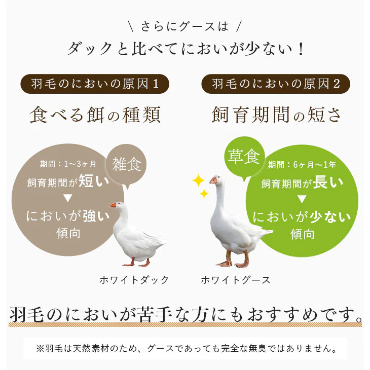 [セミダブル] 羽毛布団 超増量1.7kg 日本製 マザーグースダウン95％ CILブラックラベル 二層キルト 440dp以上 かさ高180mm以上 超長綿 7年保証 〔39100123〕 - Image 7