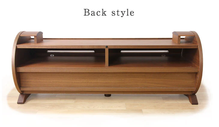 ［幅120］大川家具 テレビ台 完成品 収納 国産 アルダー 無垢材 木製 日本製 北欧 おしゃれ テレビボード【超大型商品】〔39600006〕 - Image 12
