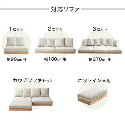 【商品番号:42500030専用】クッション用カバー6枚&座面用カバー3枚〔42500031〕 - Image 3