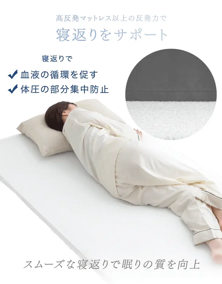 [ダブル] 高反発マットレストッパー 厚み2cm メッシュ リバーシブル〔43300073〕 - Image 9