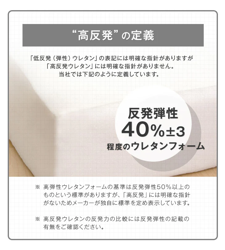 [シングル] 「純」 高反発 マットレス 厚さ8cm 収納バンド付 170N 超低ホル エコテックス認証 〔43310053〕 - Image 22