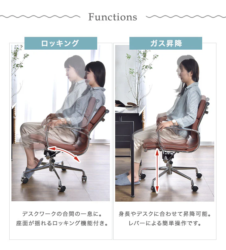 イームズソフトパッドマネジメントチェア オフィスチェア デスクチェア ワークチェア リプロダクト *Eams Soft Pad Group Management Chair*〔47800004〕 - Image 14