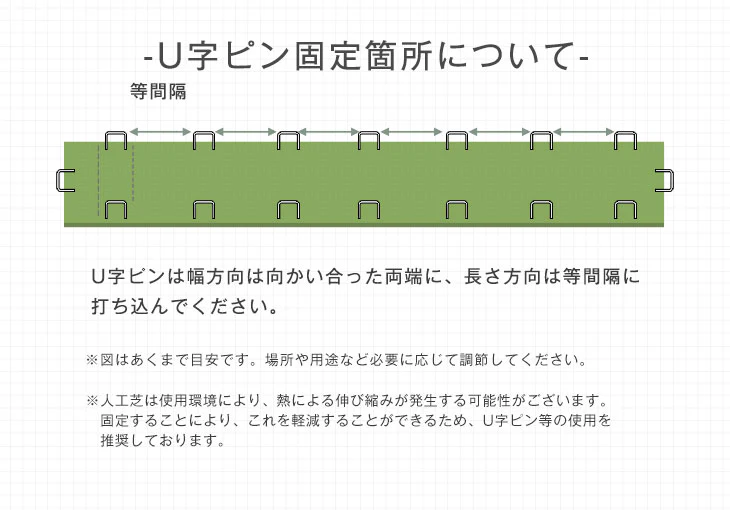[12本セット]  U字ピン 3cm 15cm 人工芝 防草シート 固定 ガーデニング DIY 留め具  〔50900060〕 - Image 5