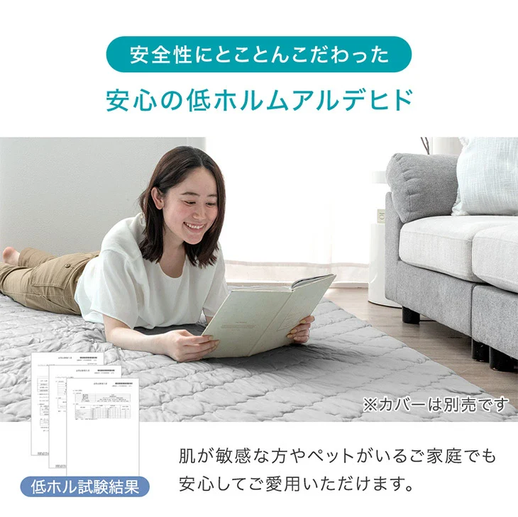 極厚50mmカバーリングラグ専用 ウレタン中芯 単品 Sサイズ【商品番号:61300077のカバーリングラグ専用】〔65010091〕 - Image 6
