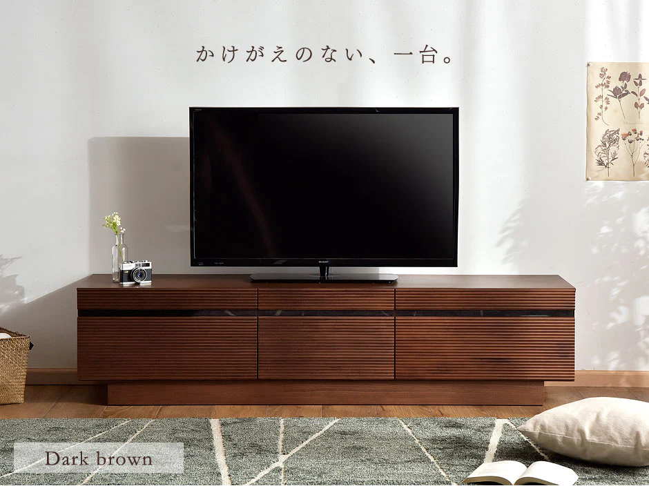 幅166cm テレビ台  アルダー無垢 完成品【超大型商品】〔71020052〕 - Image 5
