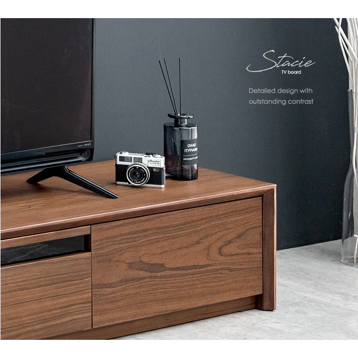 [幅150] 天然木 テレビボード 完成品 収納 木製 テレビボード ローボード テレビラック【超大型商品】〔71050011〕 - Image 3