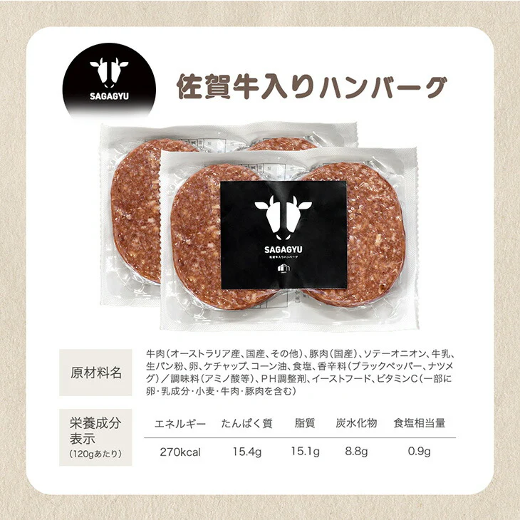 国産 ハンバーグ 佐賀牛 博多和牛 入り 120g 8個セット CRAFT 冷凍 無添加 お中元 暑中見舞い プレゼント ギフト〔7401052101〕 - Image 13
