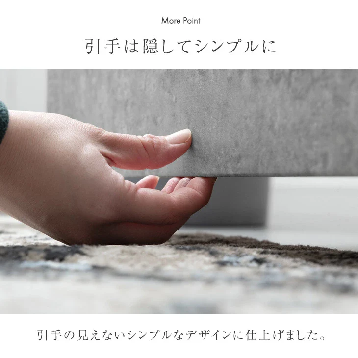 ［幅180］テレビ台 完成品 引出し収納 モダン 北欧 ローボード【超大型商品】〔76600120〕 - Image 8