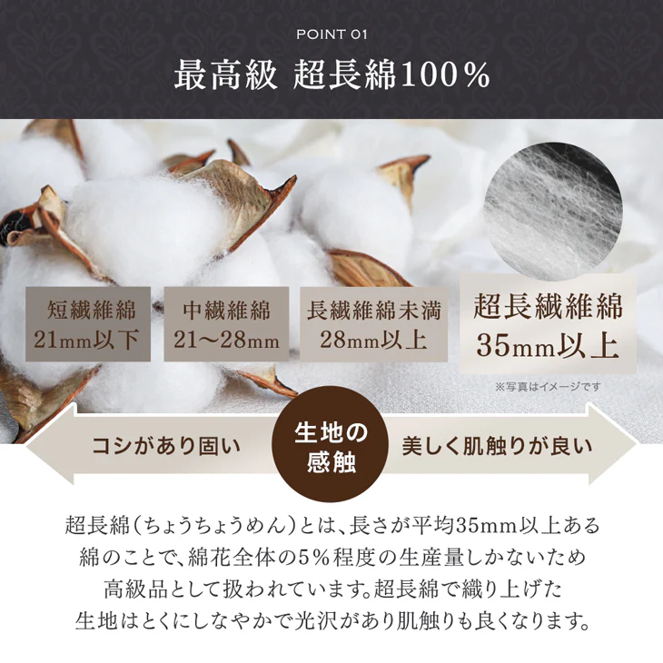 [シングルロング] 掛け布団カバー 綿100％ 高密度 防ダニ 高級ホテル 仕様 洗える〔81900101〕 - Image 5