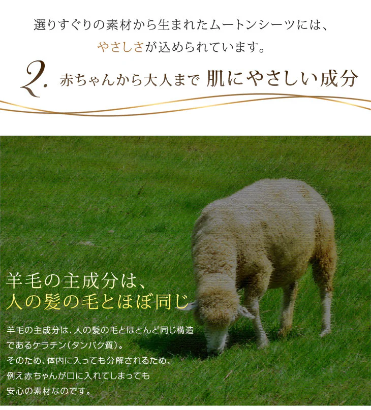 日本製 ムートンシーツ ダブル 〔87250057〕 - Image 11